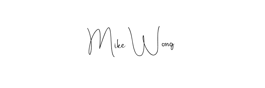 Use a signature maker to create a handwritten signature online. With this signature software, you can design (Andilay-7BmLP) your own signature for name Mike Wong. Mike Wong signature style 4 images and pictures png