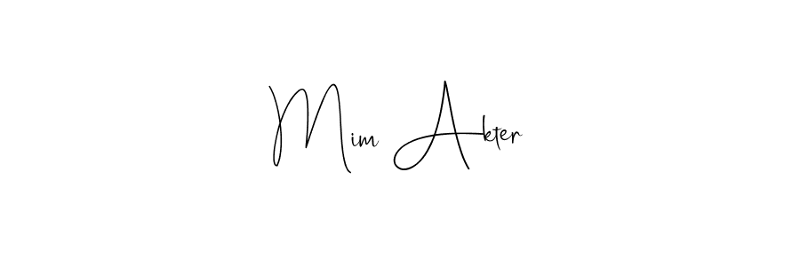 How to Draw Mim Akter signature style? Andilay-7BmLP is a latest design signature styles for name Mim Akter. Mim Akter signature style 4 images and pictures png