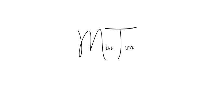 Here are the top 10 professional signature styles for the name Min Tun. These are the best autograph styles you can use for your name. Min Tun signature style 4 images and pictures png