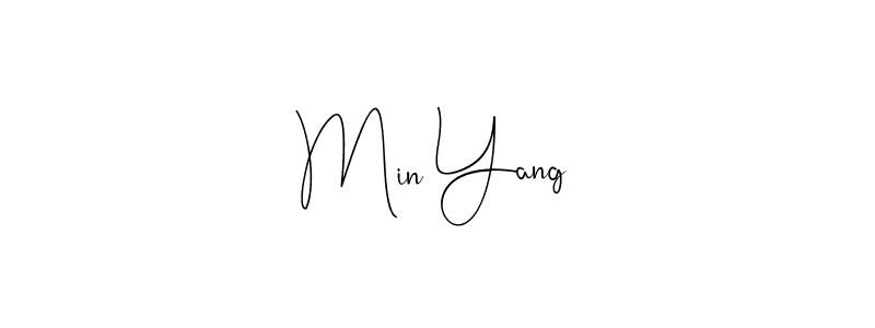 Design your own signature with our free online signature maker. With this signature software, you can create a handwritten (Andilay-7BmLP) signature for name Min Yang. Min Yang signature style 4 images and pictures png