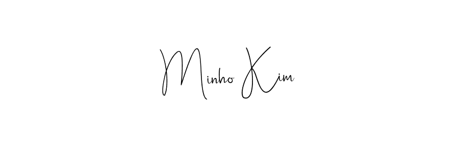 This is the best signature style for the Minho Kim name. Also you like these signature font (Andilay-7BmLP). Mix name signature. Minho Kim signature style 4 images and pictures png