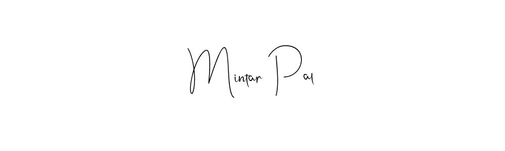The best way (Andilay-7BmLP) to make a short signature is to pick only two or three words in your name. The name Mintar Pal include a total of six letters. For converting this name. Mintar Pal signature style 4 images and pictures png