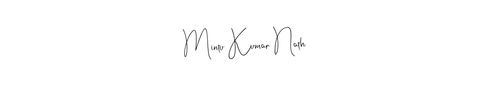 Also You can easily find your signature by using the search form. We will create Mintu Kumar Nath name handwritten signature images for you free of cost using Andilay-7BmLP sign style. Mintu Kumar Nath signature style 4 images and pictures png