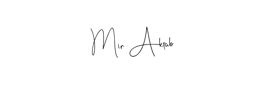 Also You can easily find your signature by using the search form. We will create Mir Aktab name handwritten signature images for you free of cost using Andilay-7BmLP sign style. Mir Aktab signature style 4 images and pictures png