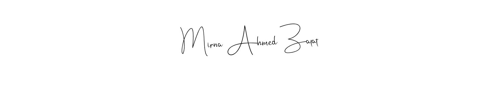 The best way (Andilay-7BmLP) to make a short signature is to pick only two or three words in your name. The name Mirna Ahmed Zalat include a total of six letters. For converting this name. Mirna Ahmed Zalat signature style 4 images and pictures png