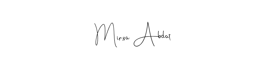 This is the best signature style for the Mirza Abdat name. Also you like these signature font (Andilay-7BmLP). Mix name signature. Mirza Abdat signature style 4 images and pictures png