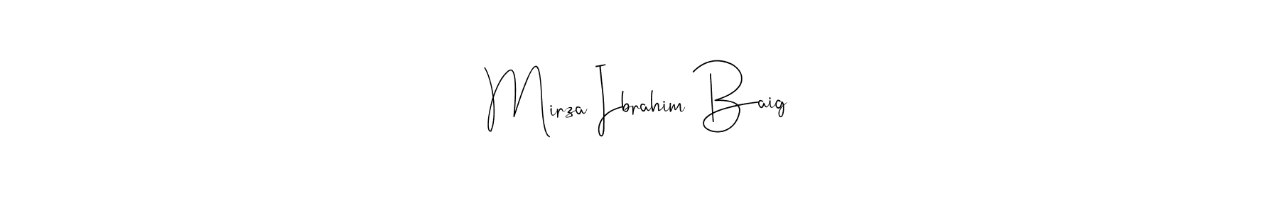 See photos of Mirza Ibrahim Baig official signature by Spectra . Check more albums & portfolios. Read reviews & check more about Andilay-7BmLP font. Mirza Ibrahim Baig signature style 4 images and pictures png