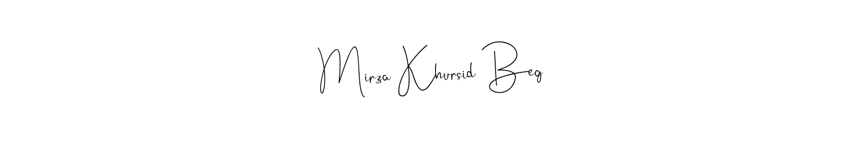 This is the best signature style for the Mirza Khursid Beg name. Also you like these signature font (Andilay-7BmLP). Mix name signature. Mirza Khursid Beg signature style 4 images and pictures png