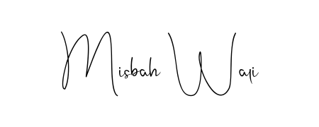 Personalize your online presence with Misbah Wali signature rendered in elegant Andilay-7BmLP font. Great for website footers and blogs. Misbah Wali signature style 4 images and pictures png