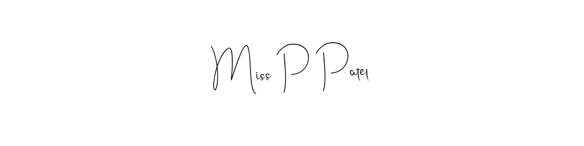 This is the best signature style for the Miss P Patel name. Also you like these signature font (Andilay-7BmLP). Mix name signature. Miss P Patel signature style 4 images and pictures png