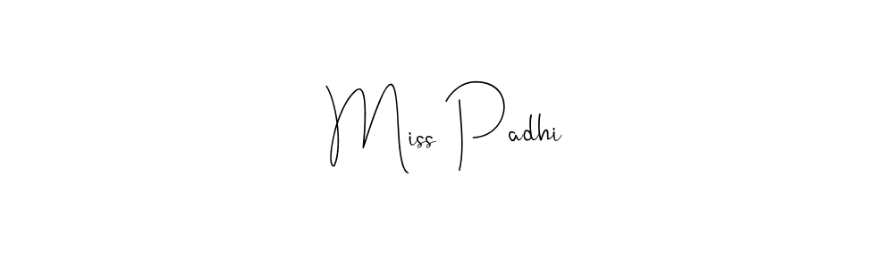 Make a beautiful signature design for name Miss Padhi. Use this online signature maker to create a handwritten signature for free. Miss Padhi signature style 4 images and pictures png