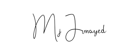 Transform the name Mj Junayed into a signature masterpiece using Andilay-7BmLP font. Ideal for photographers, artists, and creators looking for watermarks. Mj Junayed signature style 4 images and pictures png