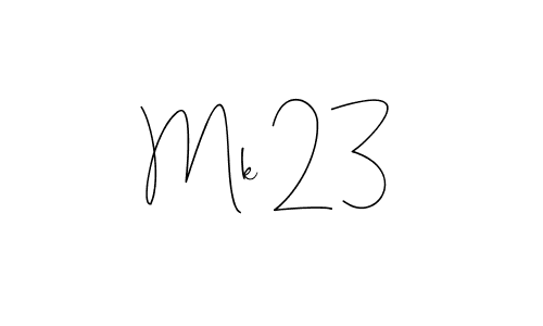 Make a beautiful signature design for name Mk 23. Use this online signature maker to create a handwritten signature for free. Mk 23 signature style 4 images and pictures png