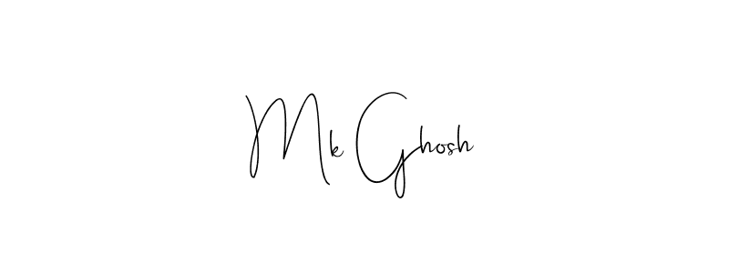 Also You can easily find your signature by using the search form. We will create Mk Ghosh name handwritten signature images for you free of cost using Andilay-7BmLP sign style. Mk Ghosh signature style 4 images and pictures png
