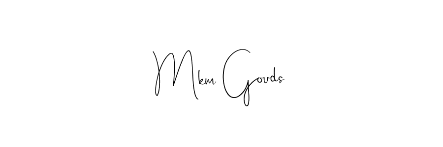 The best way (Andilay-7BmLP) to make a short signature is to pick only two or three words in your name. The name Mkm Gouds include a total of six letters. For converting this name. Mkm Gouds signature style 4 images and pictures png