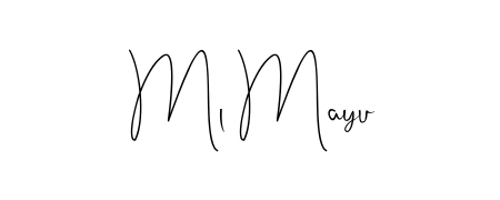 Once you've used our free online signature maker to create your best signature Andilay-7BmLP style, it's time to enjoy signing your documents with Ml Mayu name. Ml Mayu signature style 4 images and pictures png