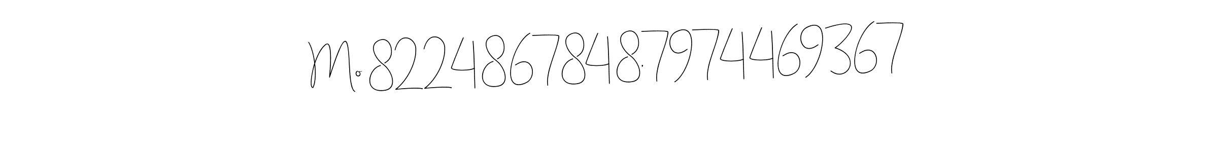 Once you've used our free online signature maker to create your best signature Andilay-7BmLP style, it's time to enjoy all of the benefits that Mo 8224867848,7974469367 name signing documents. Mo 8224867848,7974469367 signature style 4 images and pictures png