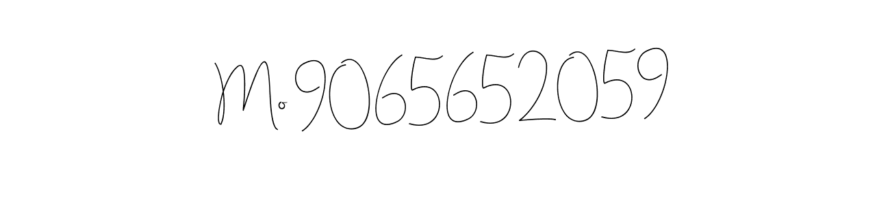 Andilay-7BmLP is a professional signature style that is perfect for those who want to add a touch of class to their signature. It is also a great choice for those who want to make their signature more unique. Get Mo 9065652059 name to fancy signature for free. Mo 9065652059 signature style 4 images and pictures png