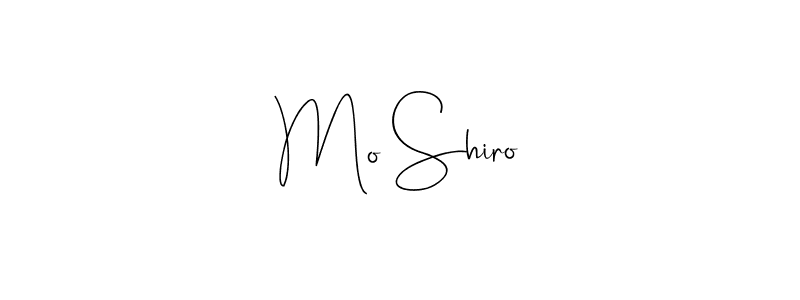 Design your own signature with our free online signature maker. With this signature software, you can create a handwritten (Andilay-7BmLP) signature for name Mo Shiro. Mo Shiro signature style 4 images and pictures png