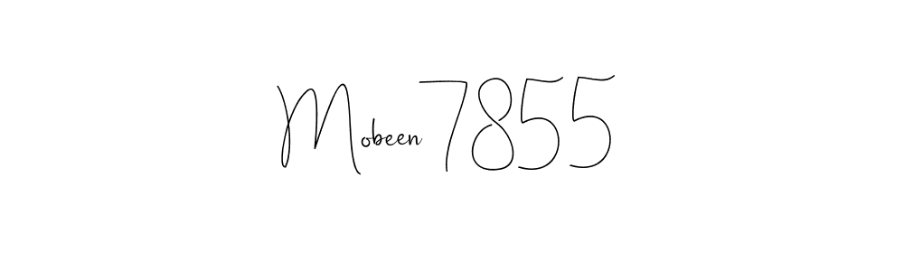 How to Draw Mobeen7855 signature style? Andilay-7BmLP is a latest design signature styles for name Mobeen7855. Mobeen7855 signature style 4 images and pictures png