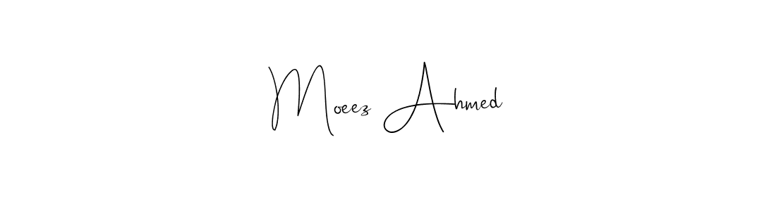 Make a beautiful signature design for name Moeez Ahmed. Use this online signature maker to create a handwritten signature for free. Moeez Ahmed signature style 4 images and pictures png