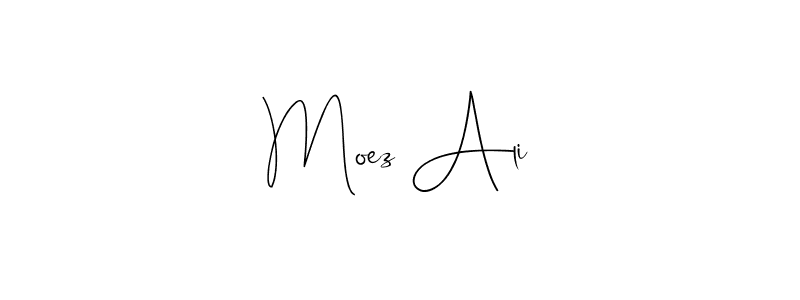 Moez Ali stylish signature style. Best Handwritten Sign (Andilay-7BmLP) for my name. Handwritten Signature Collection Ideas for my name Moez Ali. Moez Ali signature style 4 images and pictures png