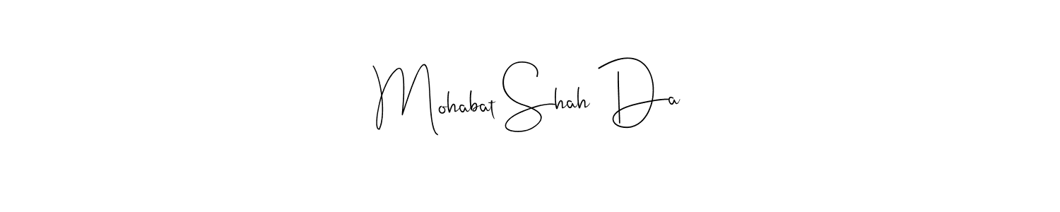 The best way (Andilay-7BmLP) to make a short signature is to pick only two or three words in your name. The name Mohabat Shah Da include a total of six letters. For converting this name. Mohabat Shah Da signature style 4 images and pictures png