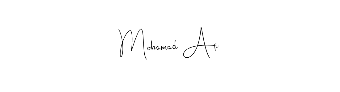 Also we have Mohamad Ali name is the best signature style. Create professional handwritten signature collection using Andilay-7BmLP autograph style. Mohamad Ali signature style 4 images and pictures png