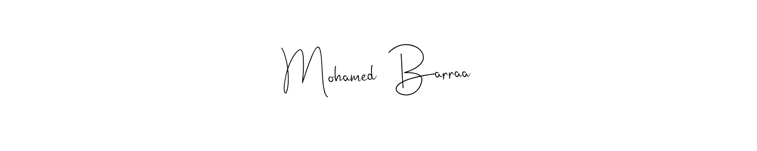 You should practise on your own different ways (Andilay-7BmLP) to write your name (Mohamed  Barraa) in signature. don't let someone else do it for you. Mohamed  Barraa signature style 4 images and pictures png