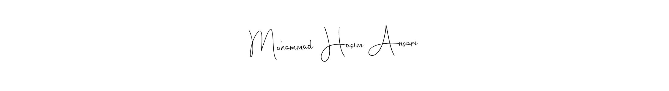 Make a beautiful signature design for name Mohammad  Hasim Ansari. Use this online signature maker to create a handwritten signature for free. Mohammad  Hasim Ansari signature style 4 images and pictures png
