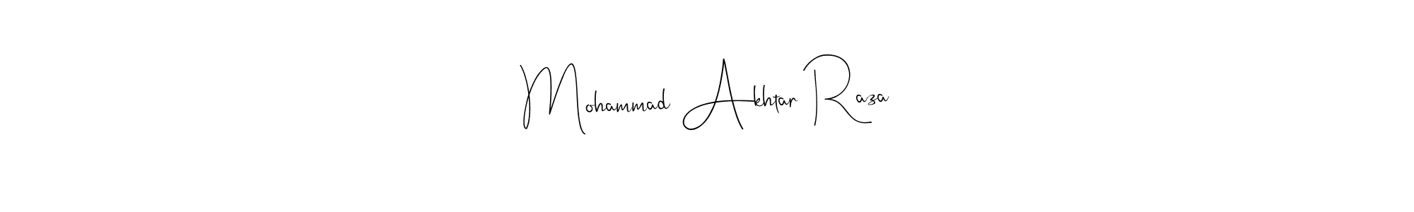 Use a signature maker to create a handwritten signature online. With this signature software, you can design (Andilay-7BmLP) your own signature for name Mohammad Akhtar Raza. Mohammad Akhtar Raza signature style 4 images and pictures png