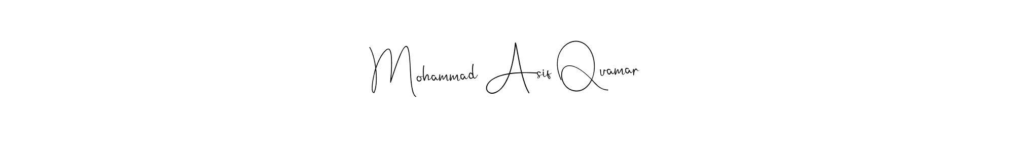 Check out images of Autograph of Mohammad Asif Quamar name. Actor Mohammad Asif Quamar Signature Style. Andilay-7BmLP is a professional sign style online. Mohammad Asif Quamar signature style 4 images and pictures png