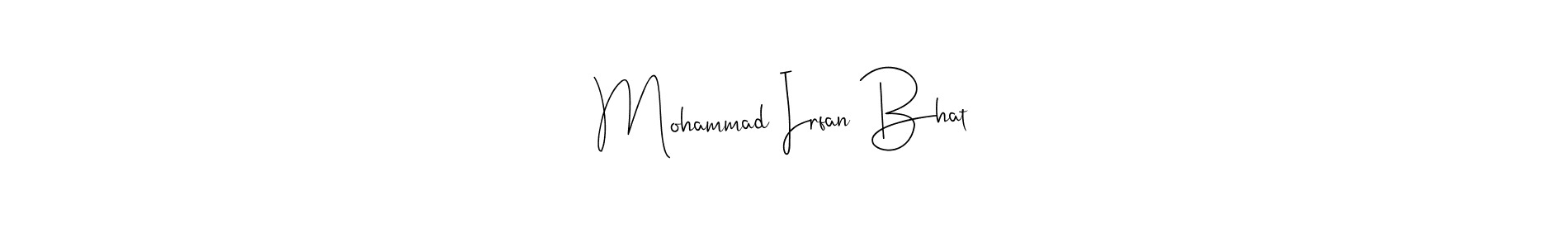 How to Draw Mohammad Irfan Bhat signature style? Andilay-7BmLP is a latest design signature styles for name Mohammad Irfan Bhat. Mohammad Irfan Bhat signature style 4 images and pictures png