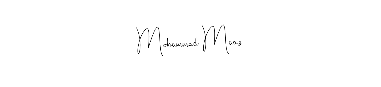 Once you've used our free online signature maker to create your best signature Andilay-7BmLP style, it's time to enjoy all of the benefits that Mohammad Maaz name signing documents. Mohammad Maaz signature style 4 images and pictures png