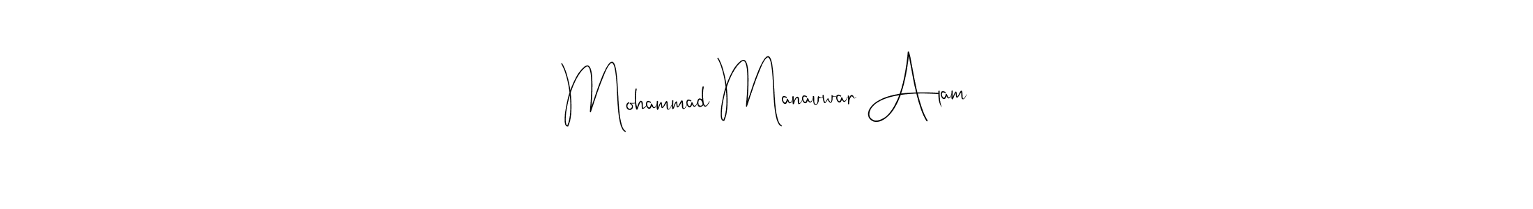 Once you've used our free online signature maker to create your best signature Andilay-7BmLP style, it's time to enjoy all of the benefits that Mohammad Manauwar Alam name signing documents. Mohammad Manauwar Alam signature style 4 images and pictures png
