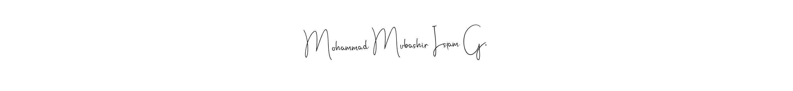 It looks lik you need a new signature style for name Mohammad Mubashir Islam G.. Design unique handwritten (Andilay-7BmLP) signature with our free signature maker in just a few clicks. Mohammad Mubashir Islam G. signature style 4 images and pictures png