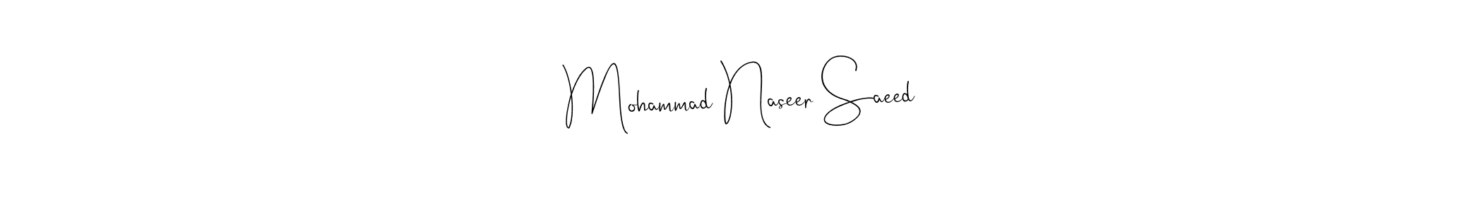 How to Draw Mohammad Naseer Saeed signature style? Andilay-7BmLP is a latest design signature styles for name Mohammad Naseer Saeed. Mohammad Naseer Saeed signature style 4 images and pictures png