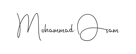Express your personality with a custom Mohammad Osam signature crafted with Andilay-7BmLP typography. Free transparent PNG download available. Mohammad Osam signature style 4 images and pictures png