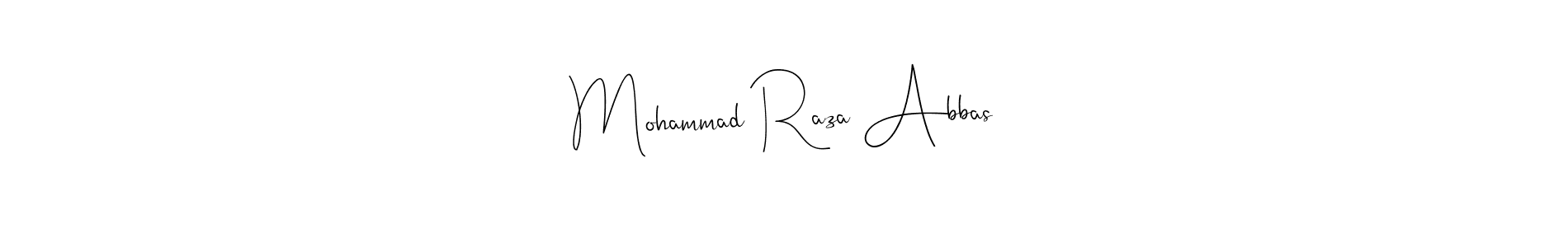 See photos of Mohammad Raza Abbas official signature by Spectra . Check more albums & portfolios. Read reviews & check more about Andilay-7BmLP font. Mohammad Raza Abbas signature style 4 images and pictures png