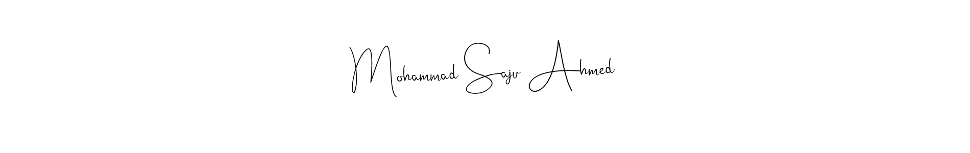 Also You can easily find your signature by using the search form. We will create Mohammad Saju Ahmed name handwritten signature images for you free of cost using Andilay-7BmLP sign style. Mohammad Saju Ahmed signature style 4 images and pictures png