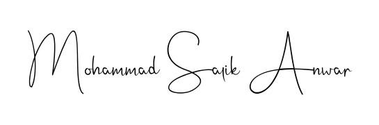 Personalize your online presence with Mohammad Salik Anwar signature rendered in elegant Andilay-7BmLP font. Great for website footers and blogs. Mohammad Salik Anwar signature style 4 images and pictures png