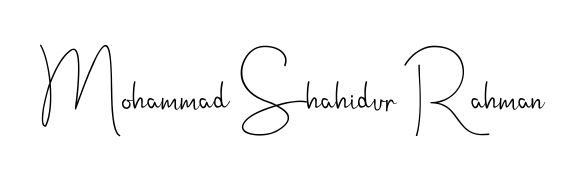 The Andilay-7BmLP handwriting style adds charm and authenticity to name Mohammad Shahidur Rahman. A wonderful choice for personal thank-you notes. Mohammad Shahidur Rahman signature style 4 images and pictures png