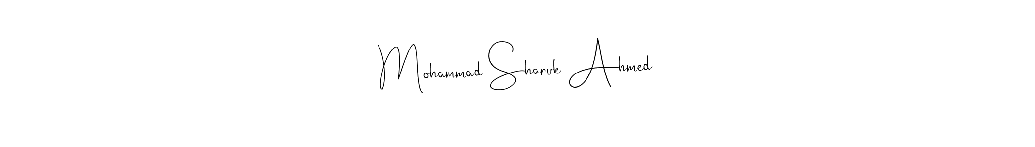 How to make Mohammad Sharuk Ahmed signature? Andilay-7BmLP is a professional autograph style. Create handwritten signature for Mohammad Sharuk Ahmed name. Mohammad Sharuk Ahmed signature style 4 images and pictures png