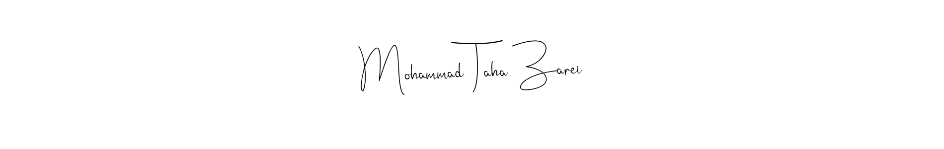 Also You can easily find your signature by using the search form. We will create Mohammad Taha Zarei name handwritten signature images for you free of cost using Andilay-7BmLP sign style. Mohammad Taha Zarei signature style 4 images and pictures png