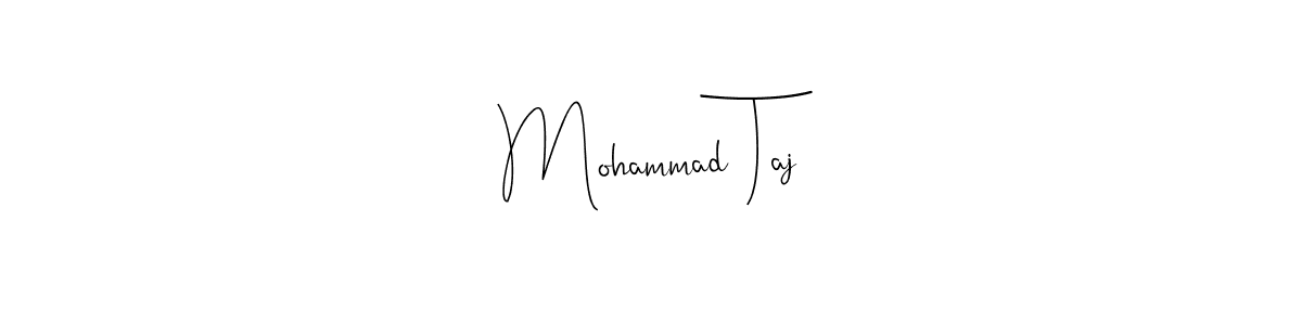 The best way (Andilay-7BmLP) to make a short signature is to pick only two or three words in your name. The name Mohammad Taj include a total of six letters. For converting this name. Mohammad Taj signature style 4 images and pictures png