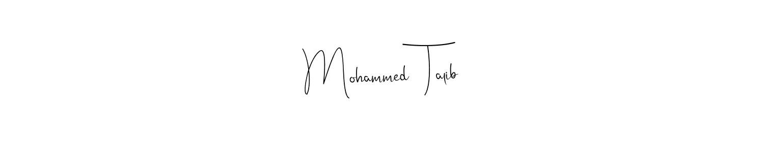 Once you've used our free online signature maker to create your best signature Andilay-7BmLP style, it's time to enjoy all of the benefits that Mohammed  Talib name signing documents. Mohammed  Talib signature style 4 images and pictures png