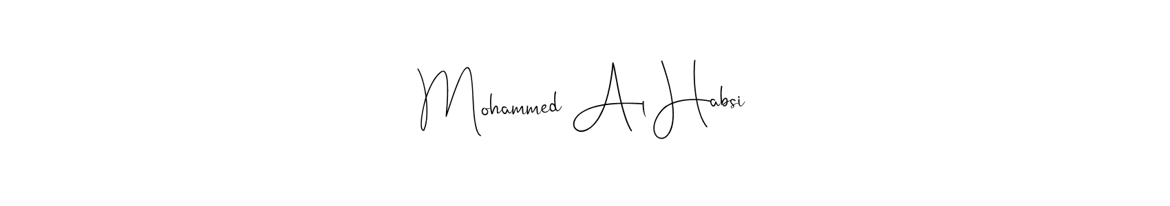 Make a beautiful signature design for name Mohammed Al Habsi. Use this online signature maker to create a handwritten signature for free. Mohammed Al Habsi signature style 4 images and pictures png