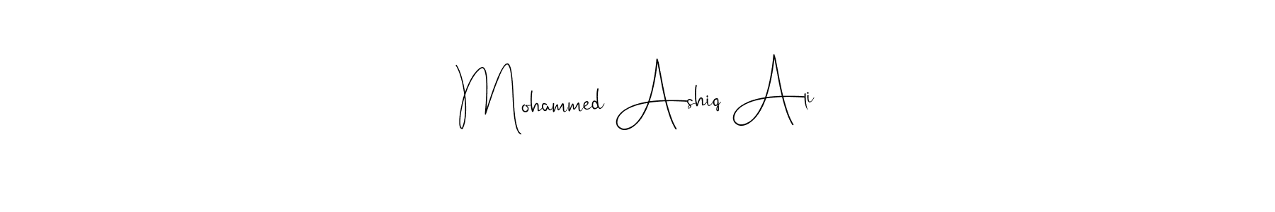 The best way (Andilay-7BmLP) to make a short signature is to pick only two or three words in your name. The name Mohammed Ashiq Ali include a total of six letters. For converting this name. Mohammed Ashiq Ali signature style 4 images and pictures png