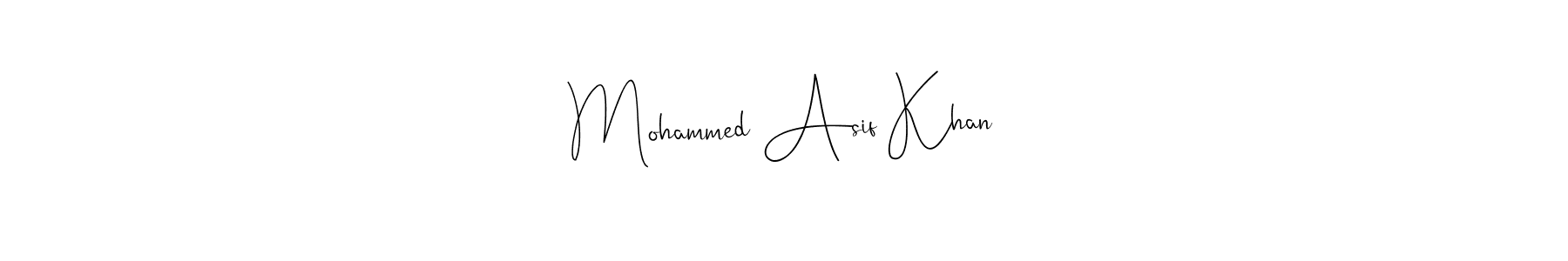 Also You can easily find your signature by using the search form. We will create Mohammed Asif Khan name handwritten signature images for you free of cost using Andilay-7BmLP sign style. Mohammed Asif Khan signature style 4 images and pictures png