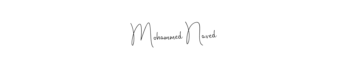 Also You can easily find your signature by using the search form. We will create Mohammed Naved name handwritten signature images for you free of cost using Andilay-7BmLP sign style. Mohammed Naved signature style 4 images and pictures png